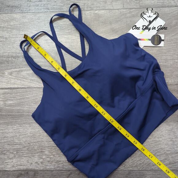 Zeeshy Padded Yoga Top Size S - Picture 4 of 5